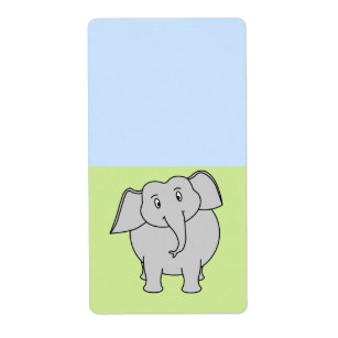 Elephant Labels | Zazzle