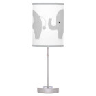 Gray Elephant Lamp
