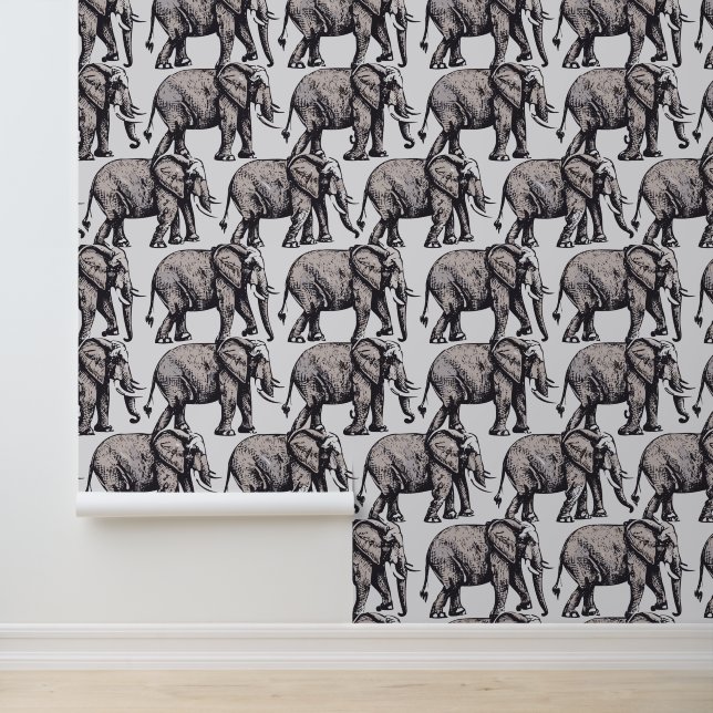 Gray Elephants Wallpaper (Application)