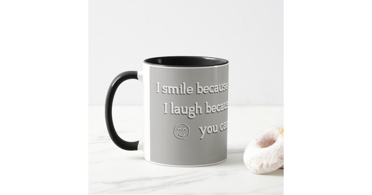 Gray Emoji smile and laugh Sister -Coffee tea Mug | Zazzle.com