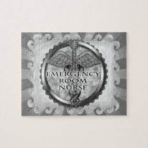 Gray ER Nurse Jigsaw Puzzle