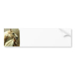 Gray Eventing Horse Bumper Sticker