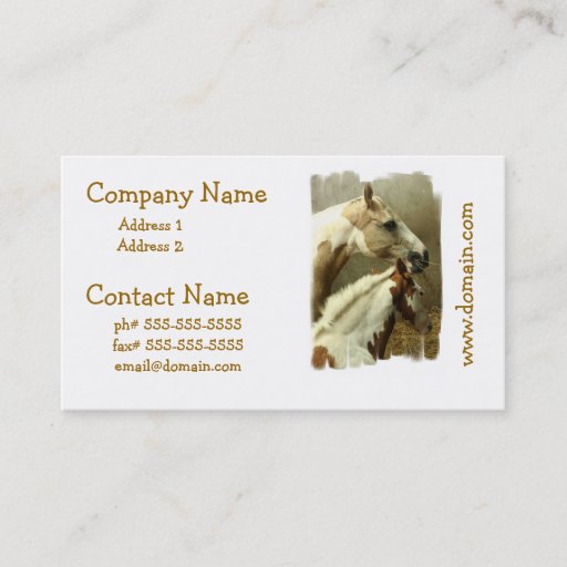 Customizable Gray Eventing Horse Business Cards