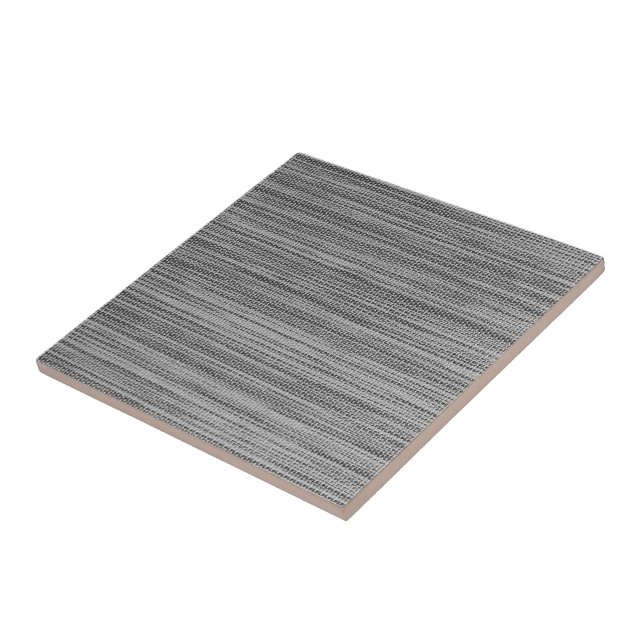 Gray Fabric Cloth Ceramic Tile (Side)