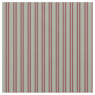 Gray Fabric With Maroon Strips