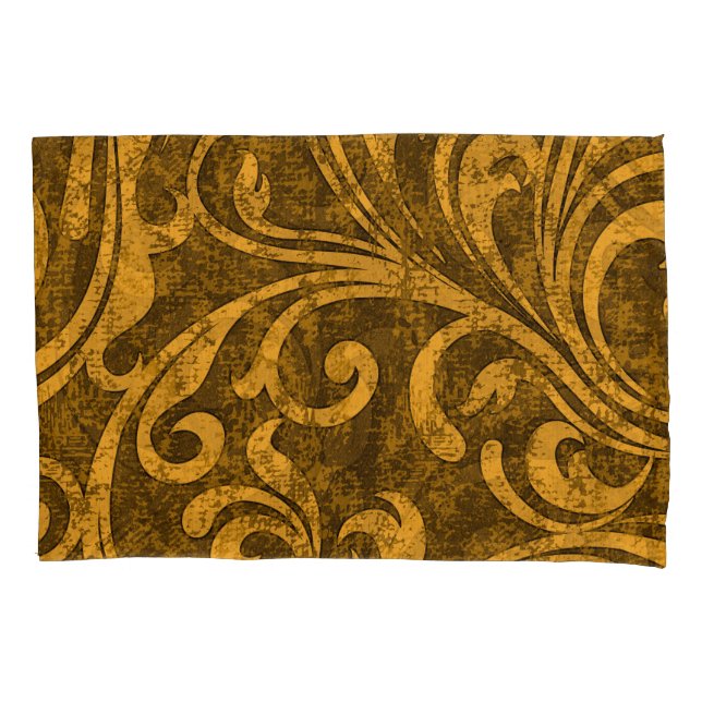 Gray floral, high-resolution seamless texture. pillow case (Front)