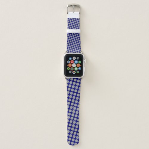 Gray Flower Ribbon by Kenneth Yoncich Apple Watch Band