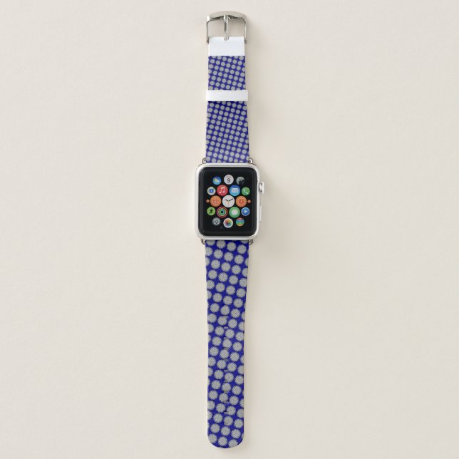 Gray Flower Ribbon by Kenneth Yoncich Apple Watch Band (Front)