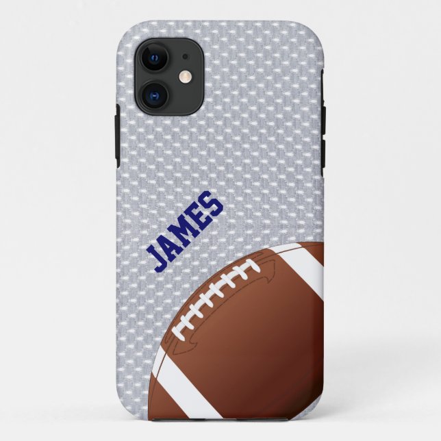 Gray Football Custom iPhone 5 Case (Back)