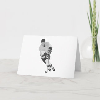 Gray Forward Hockey Player Card