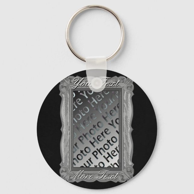 Gray Frame Keychain (Front)