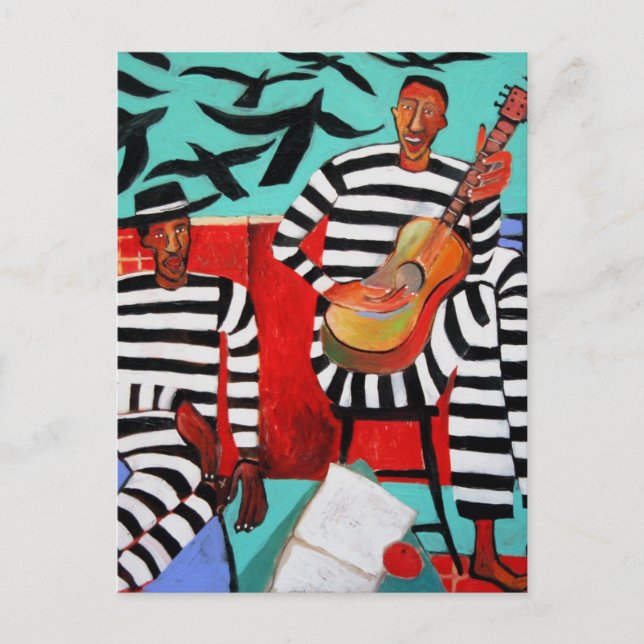 Gray Gallery: Fly Away Blues Postcard (Front)