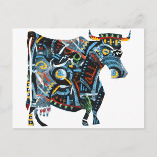 Gray Gallery: Painted Cow Postcard