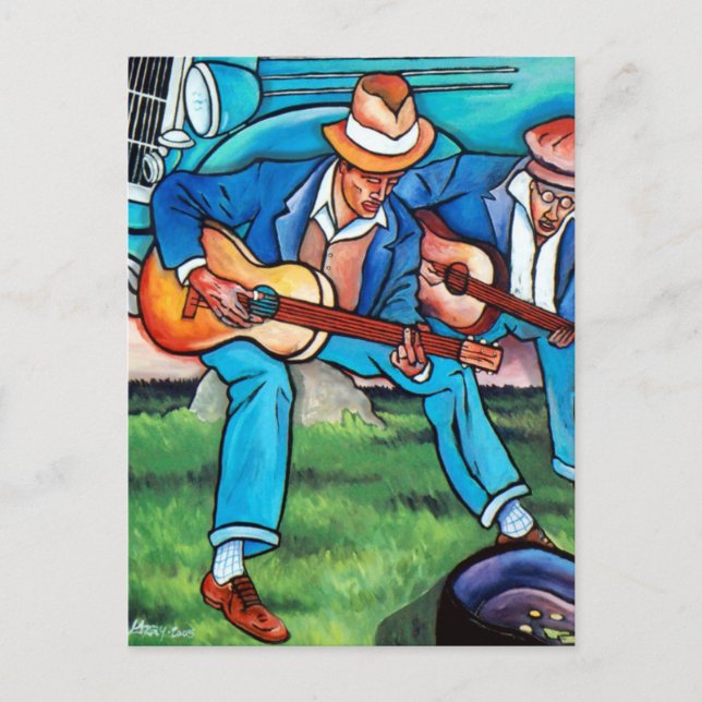 Gray Gallery: Roadside Blues Postcard (Front)