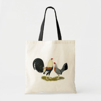 Gray Game Fowl Pair Tote Bag