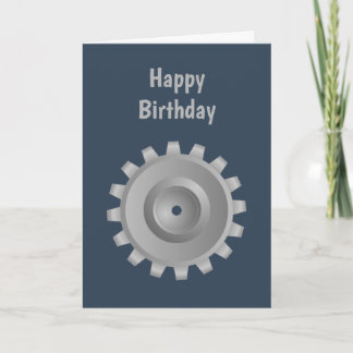 Gray Gear Card