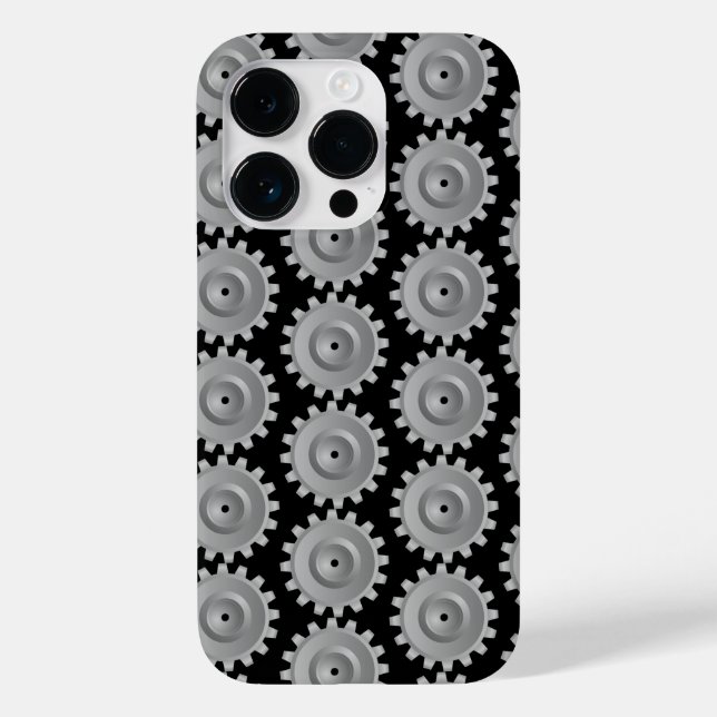Gray Gear Case-Mate iPhone Case (Back)