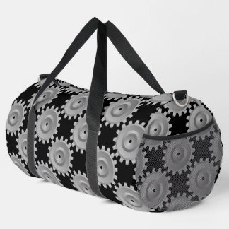 Gray Gears Duffle Bag