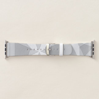 Gray Geometric  Apple Watch Band