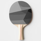 Gray Geometric Blocks Ping Pong Paddle (Front)