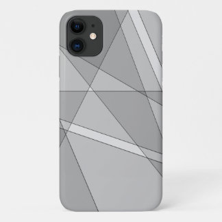 Gray Geometric  iPhone 11 Case