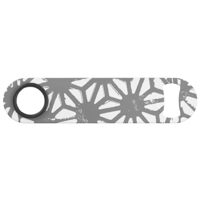 Gray geometric pattern bar key (Front (Horizontal))