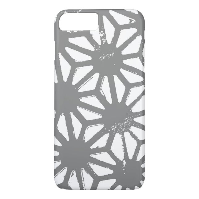 Gray geometric pattern Case-Mate iPhone case (Back)