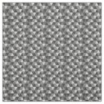 Gray Geometric Triangles Pattern Fabric