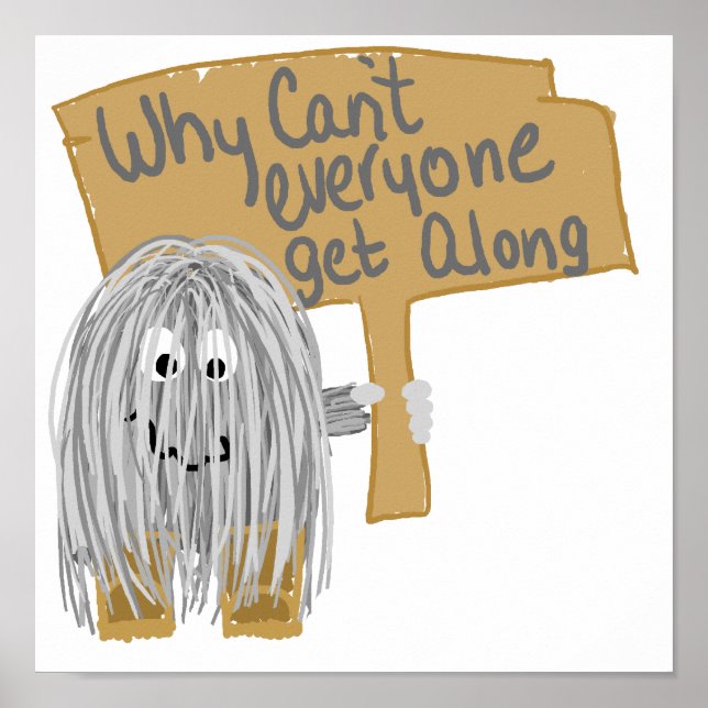 gray get along poster (Front)