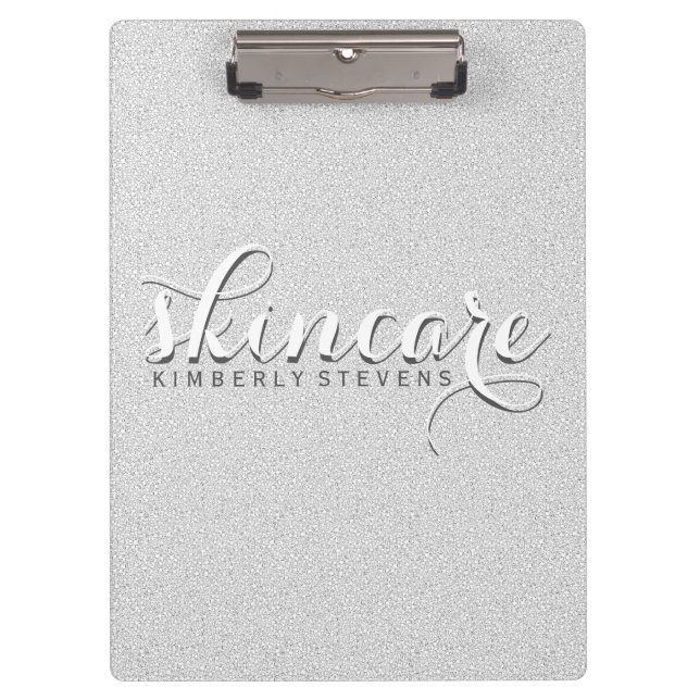 Gray Glitter Clipboard (Front)