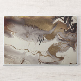 gray gold glitter marble HP EliteBook 850  Laptop Skin