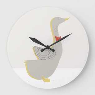 Gray goose wall clock