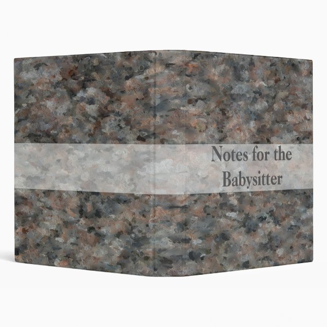 Gray Granite Binder (Background)