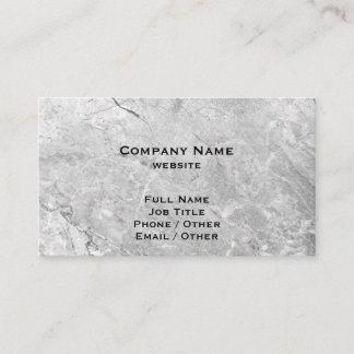 Gray Granite Business Card