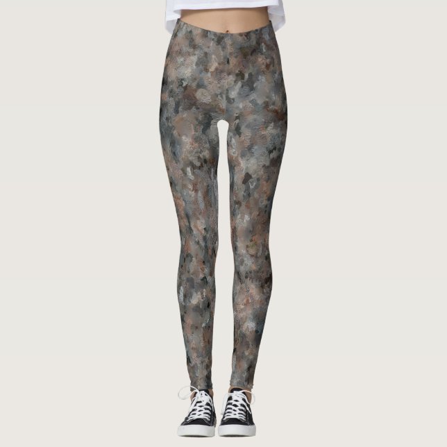 Gray Granite Leggings (Front)