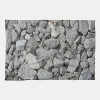 Gray Granite Pebbles Kitchen Towel