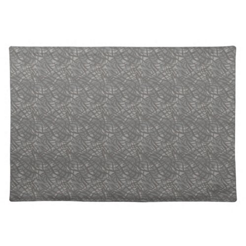 Gray Granulated Marble Cloth Placemat