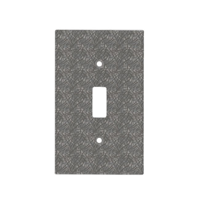 Gray Granulated Marble Light Switch Cover (Front)