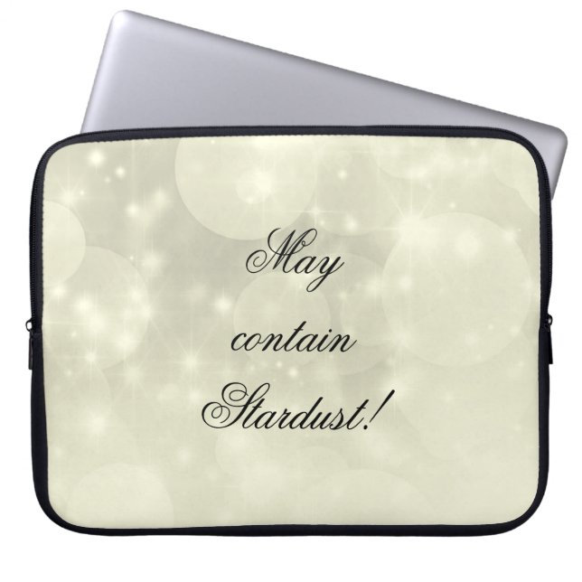 Gray / Gray Silver Sparkle laptop case. Sleeve (Front)