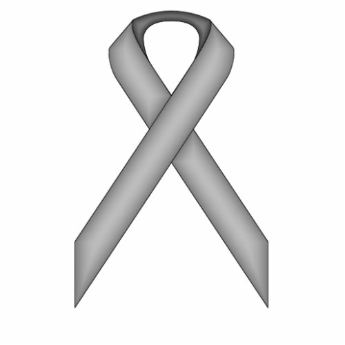 Gray  Gray Standard Ribbon by Kenneth Yoncich Cutout