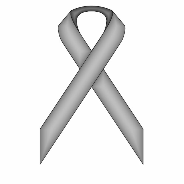Gray / Gray Standard Ribbon by Kenneth Yoncich Cutout (Front)