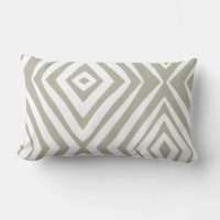 Gray Green Modern Simple Lumbar