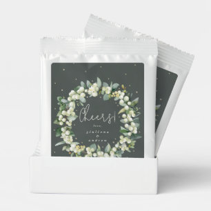Gray Green Snowberry+Eucalyptus Winter Wedding Margarita Drink Mix