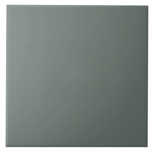 Gray green zen natural neutral  ceramic tile (Front)
