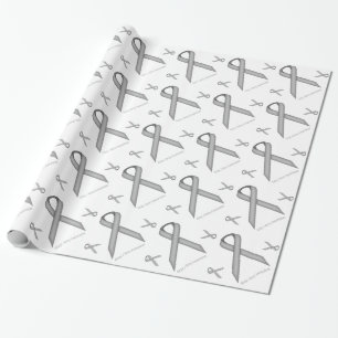 Gray / Grey Alternating Rot. by Kenneth Yoncich Wrapping Paper