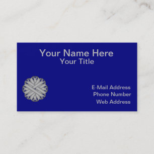 Gray / Grey Flower Ribbon by Kenneth Yoncich Business Card