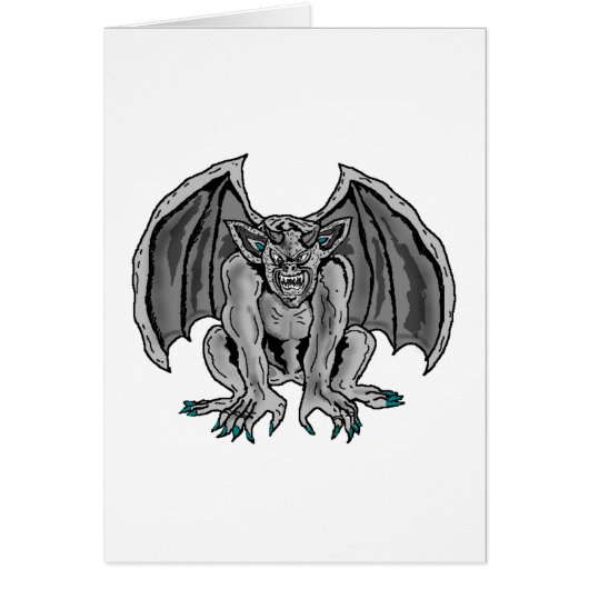 Gray/Grey Gargoyle Cards (Front)