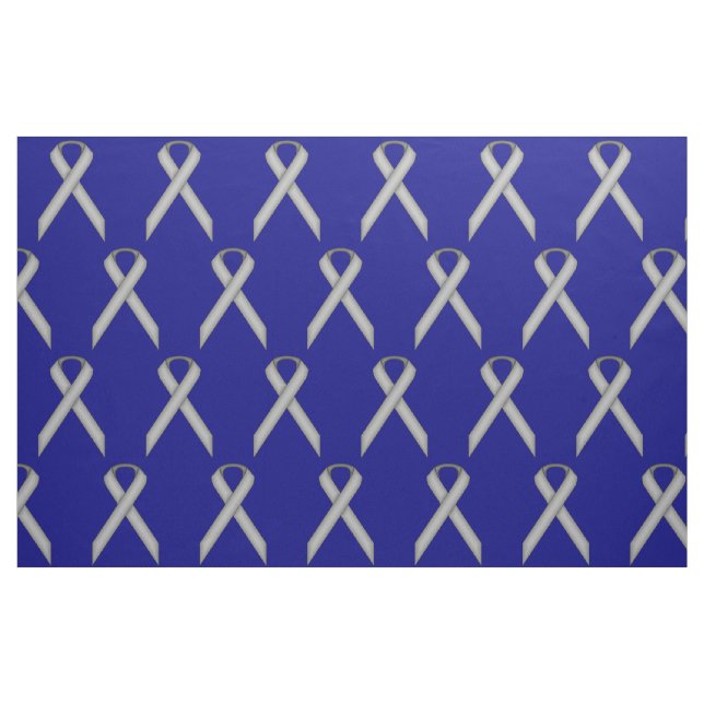 Gray / Grey Standard Ribbon Fabric (Fat Quarter)
