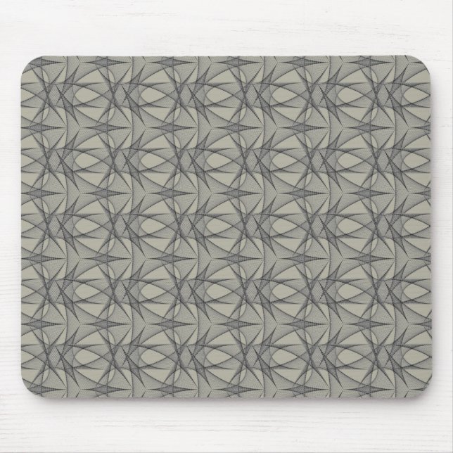 Gray Grids Mouse Pad (Front)
