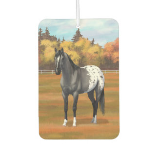 Gray Grulla Appaloosa Quarter Horse Stallion Air Freshener